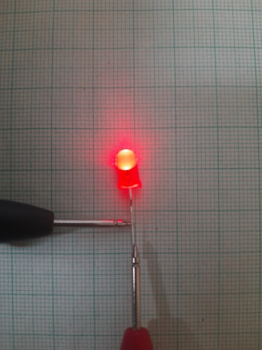 Led rot klar 1 - led, 5 mm