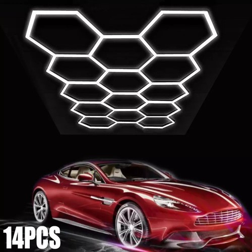 14x hexagon led - led, lampe